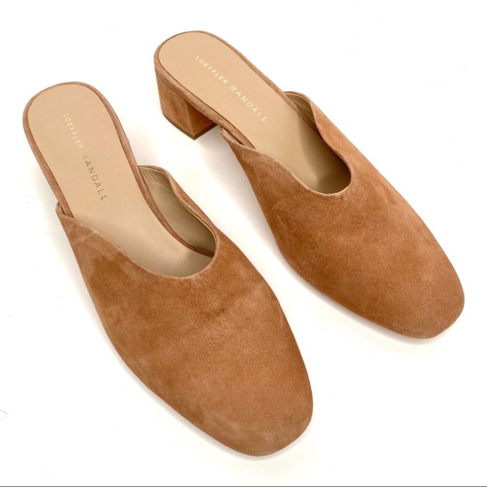 Loeffler Randall Lulu Block Heel Suede Mule
